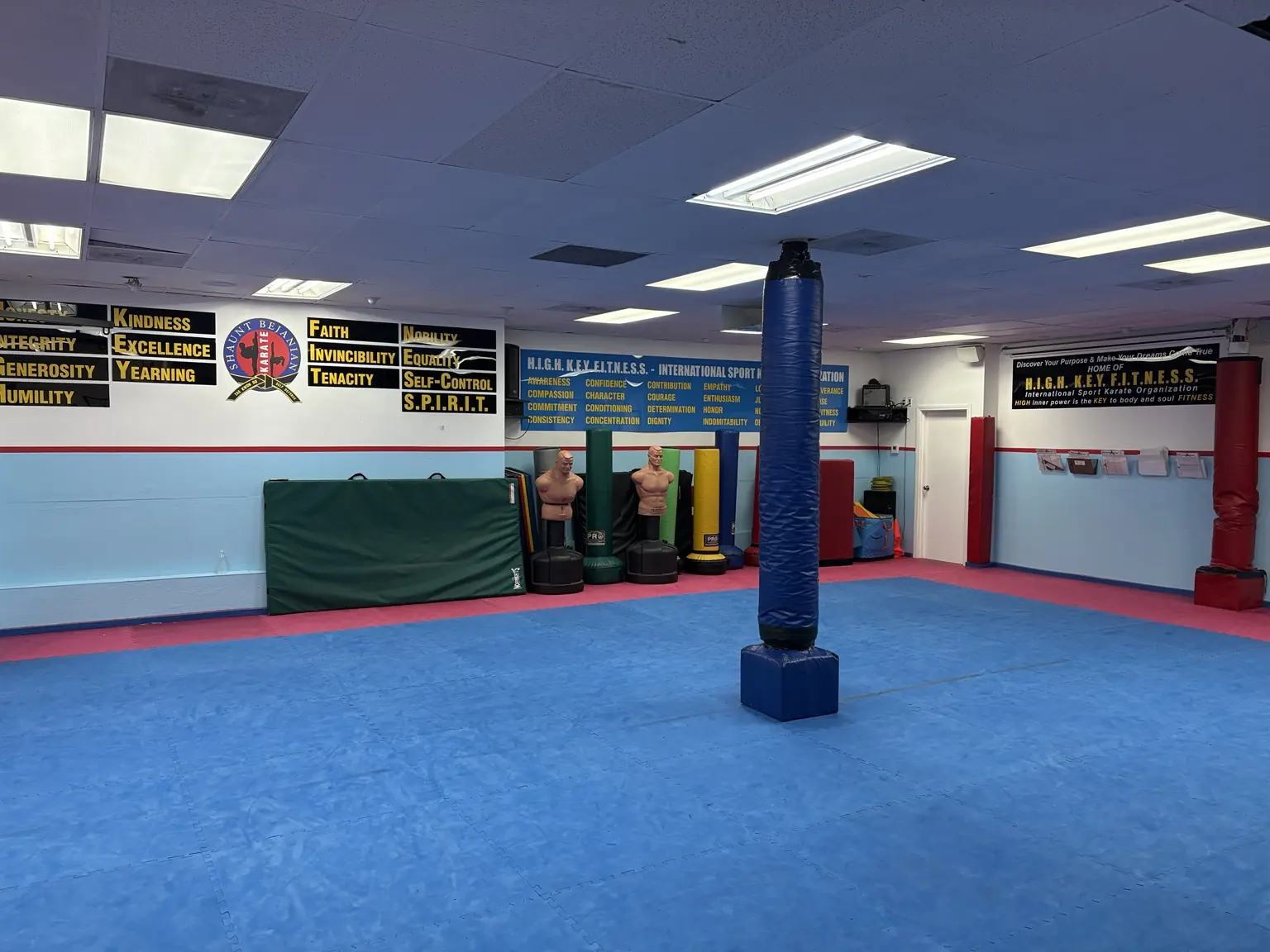 Inside Shaunt Bejanian Karate school
